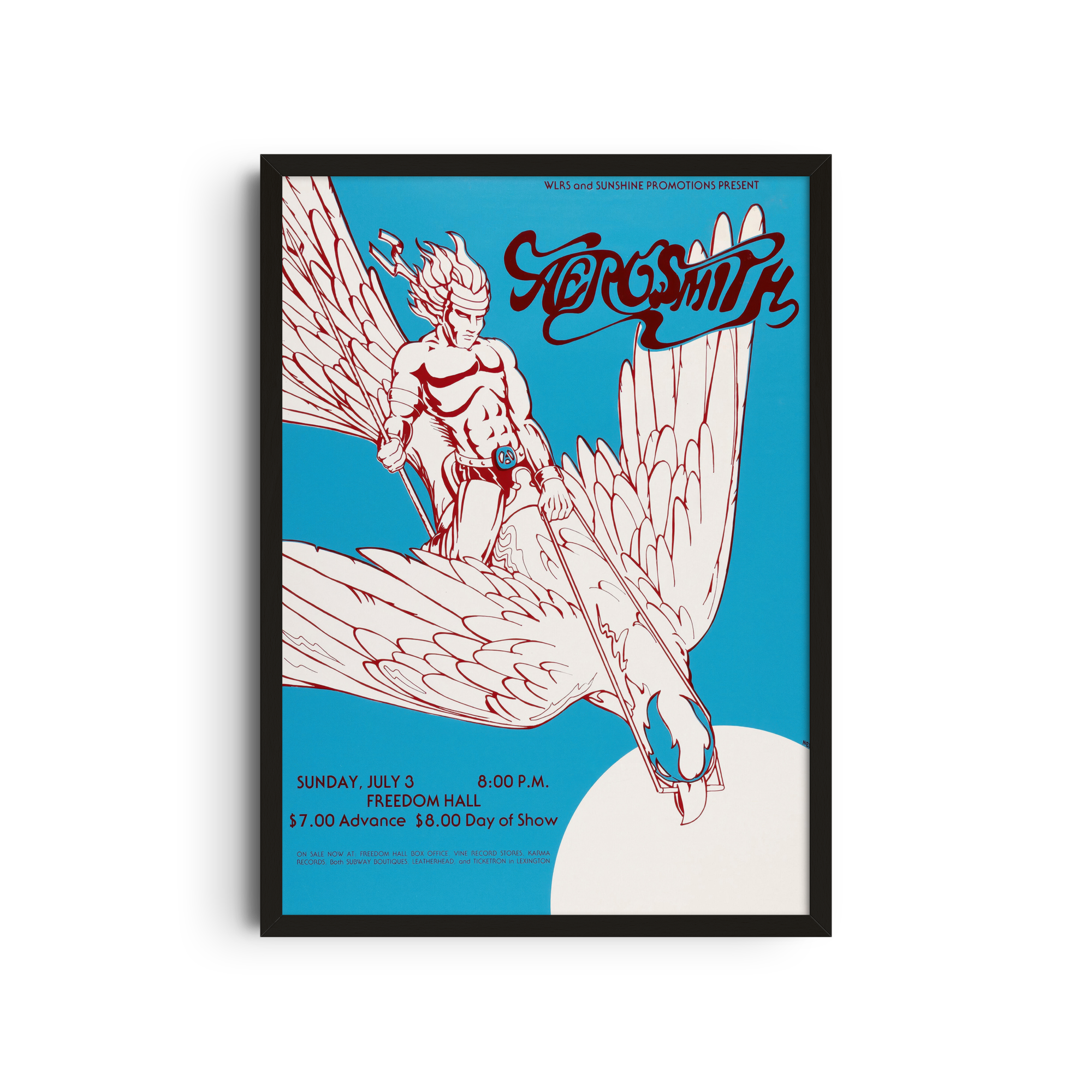 Aerosmith - Flying Bird Poster