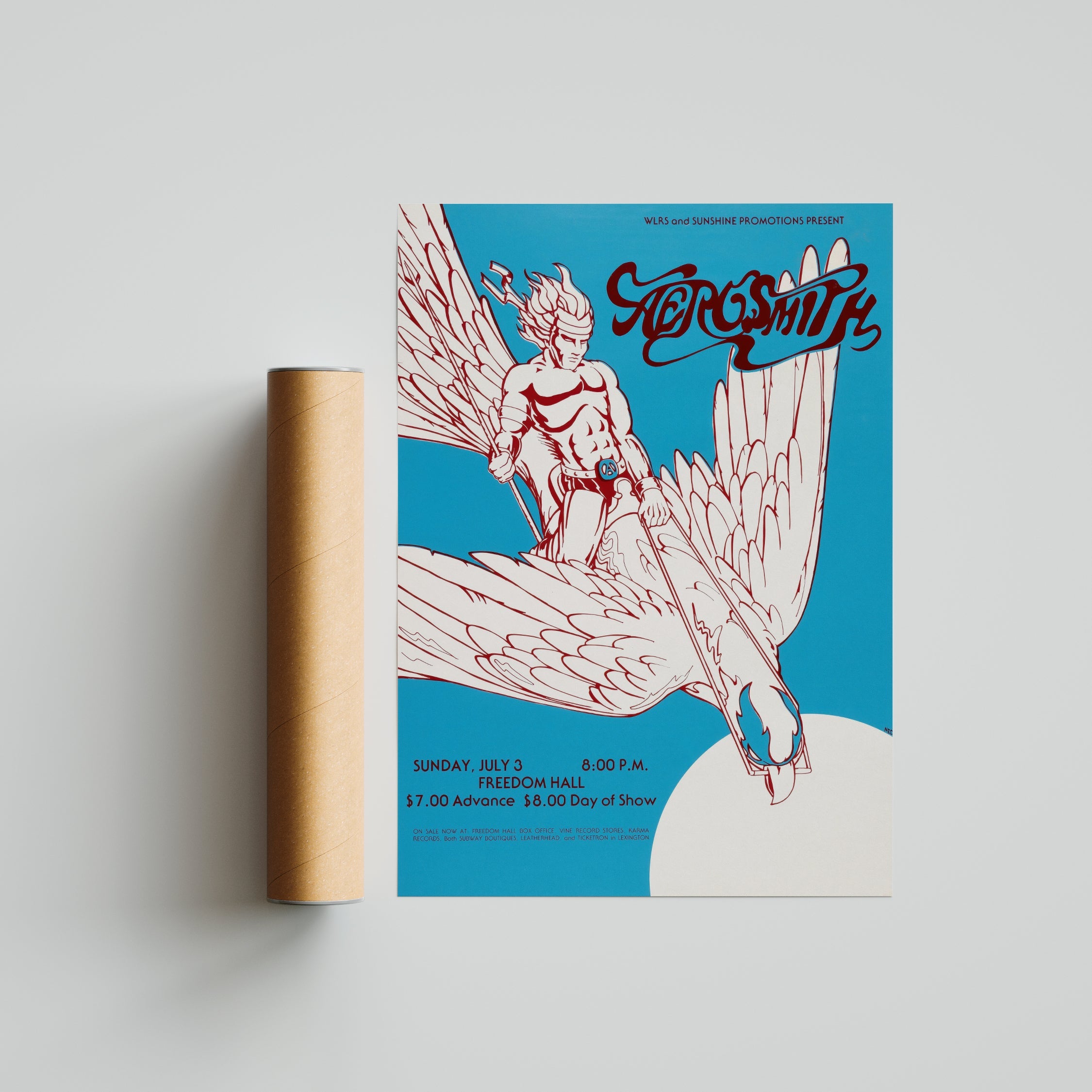 Aerosmith - Flying Bird Poster