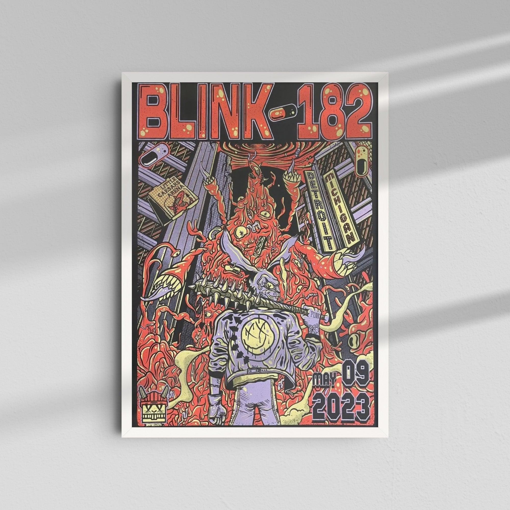 Blink-182 - Red Mayhem Poster
