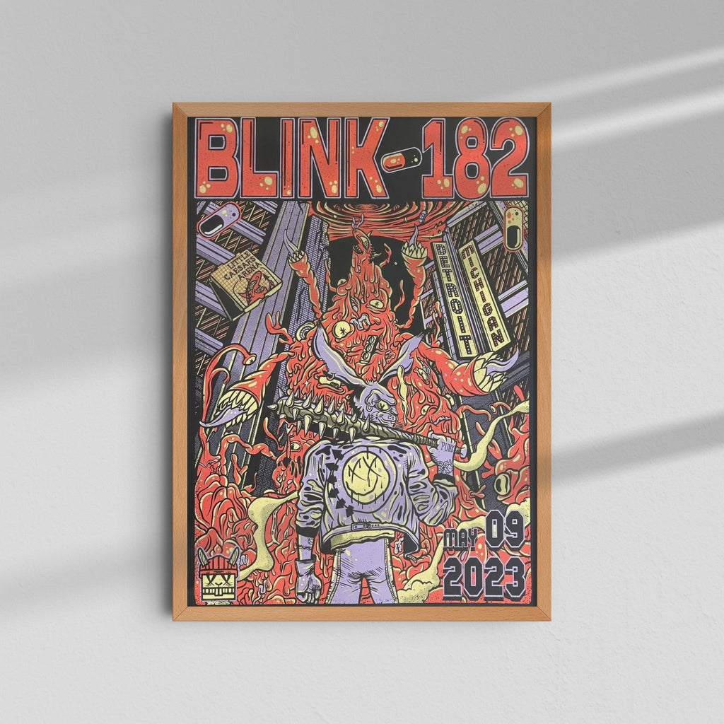Blink-182 - Red Mayhem Poster