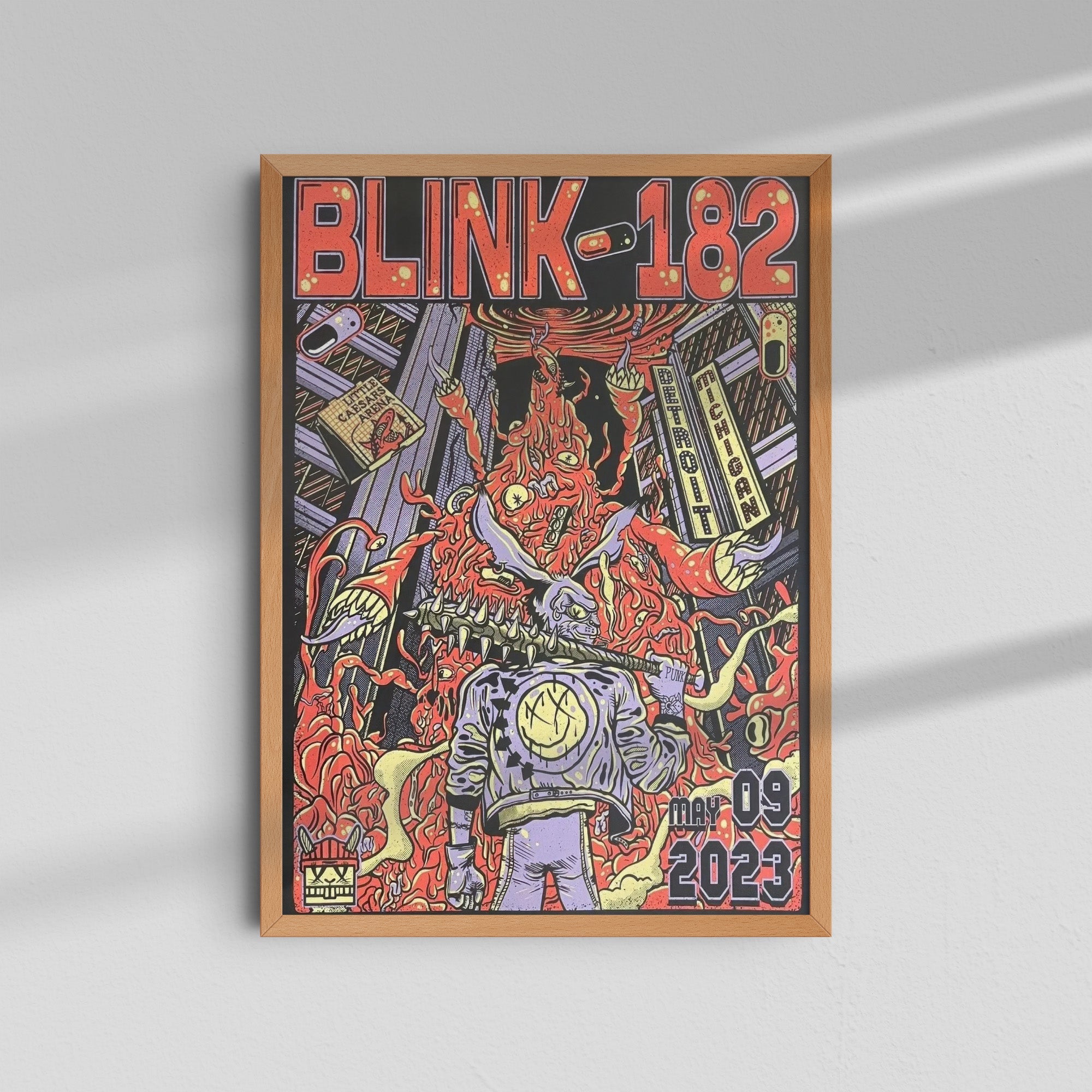Blink-182 - Red Mayhem Poster