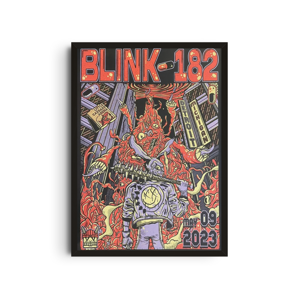 Blink-182 - Red Mayhem Poster