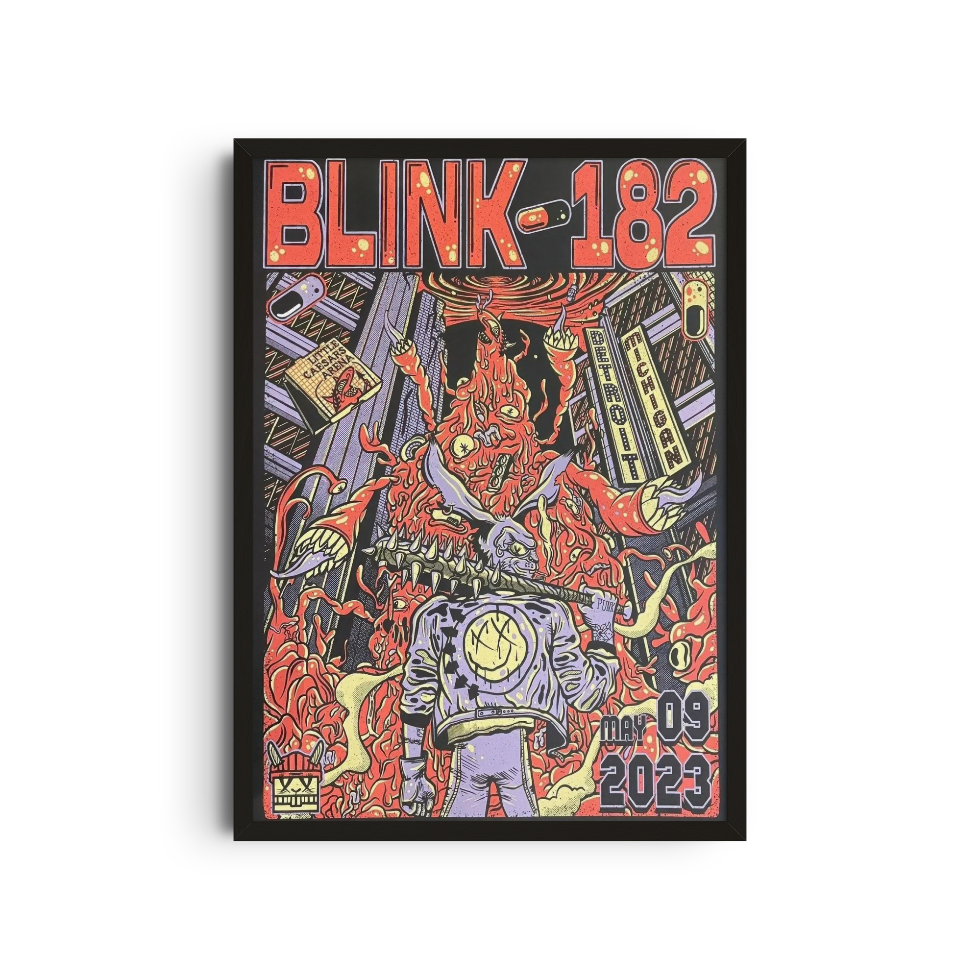 Blink-182 - Red Mayhem Poster