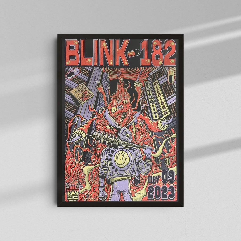 Blink-182 - Red Mayhem Poster