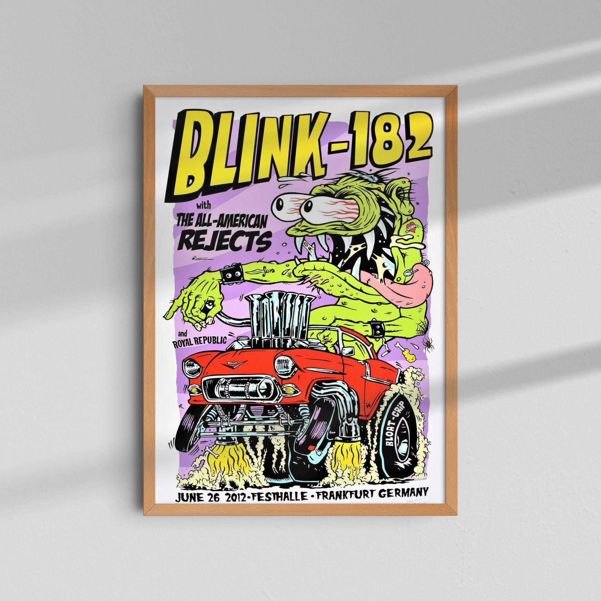 Blink-182 - Cartoon Hot Rod
