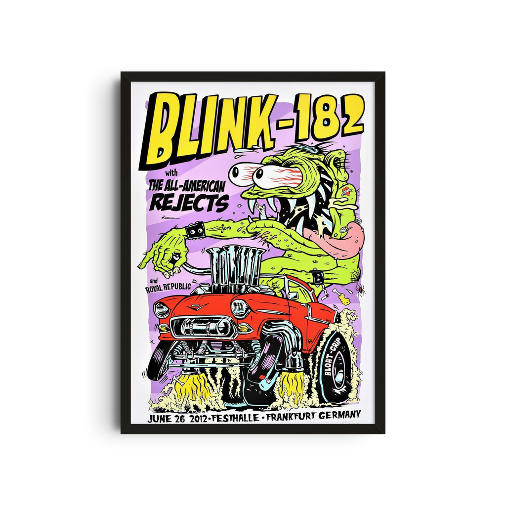 Blink-182 - Cartoon Hot Rod