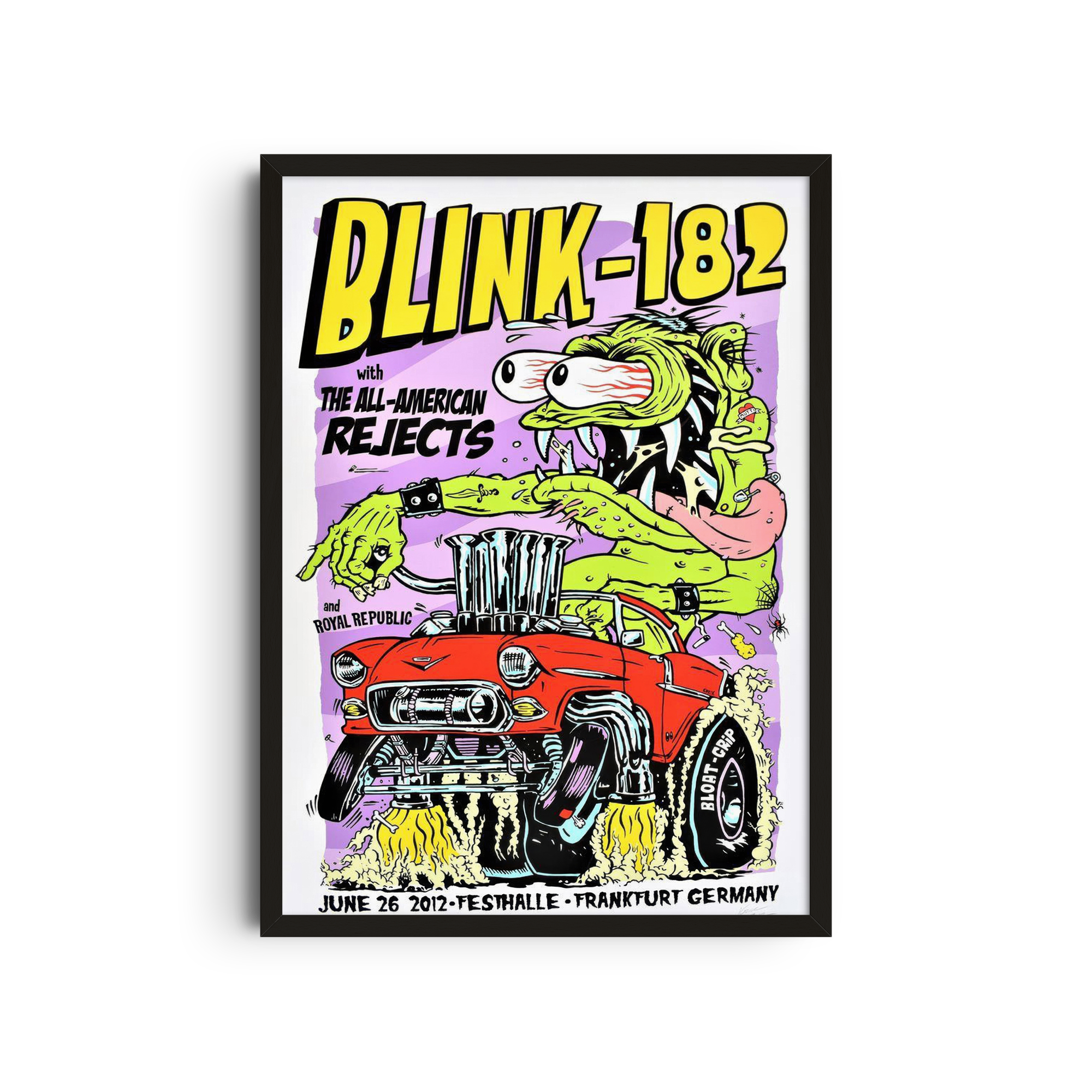 Blink-182 - Cartoon Hot Rod