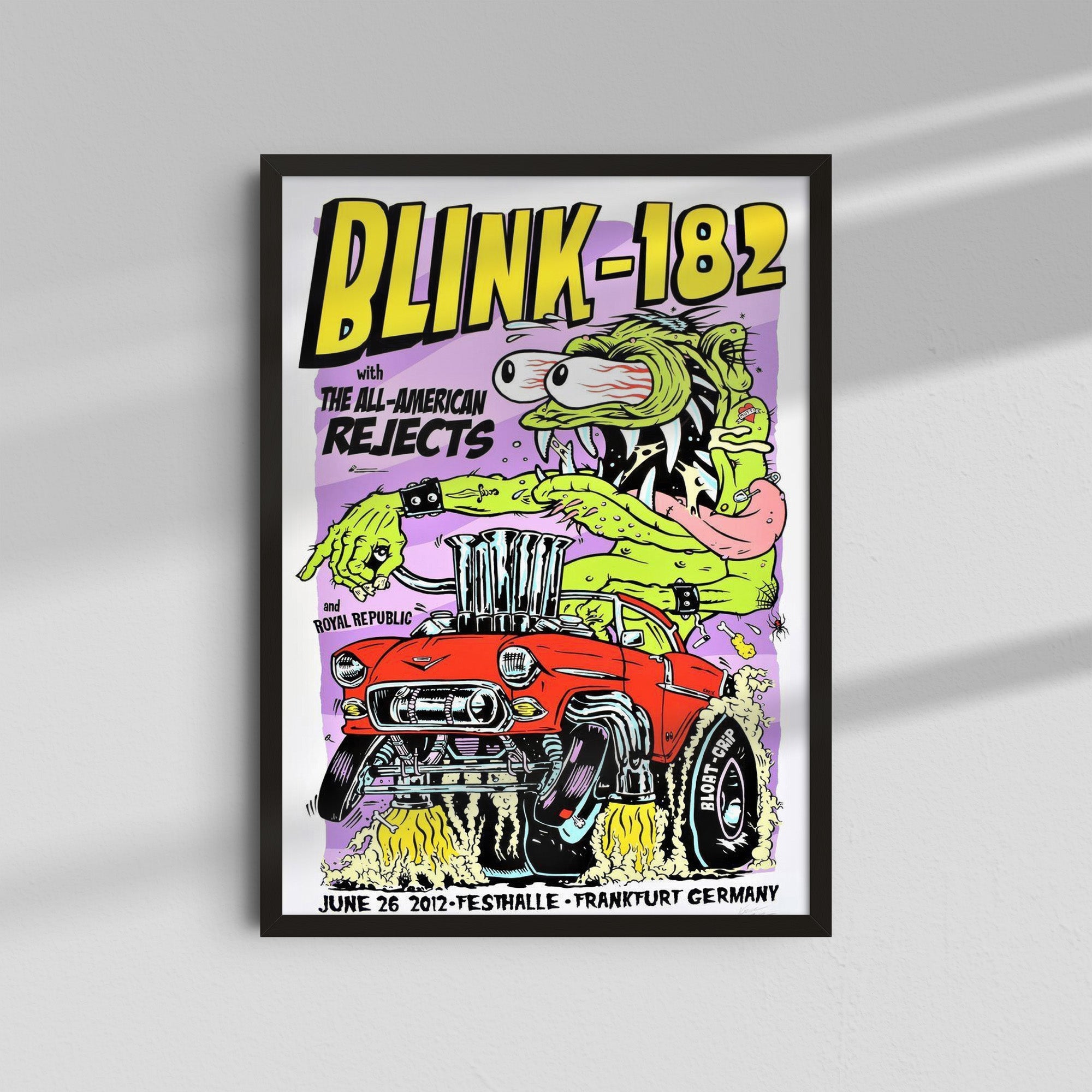 Blink-182 - Cartoon Hot Rod