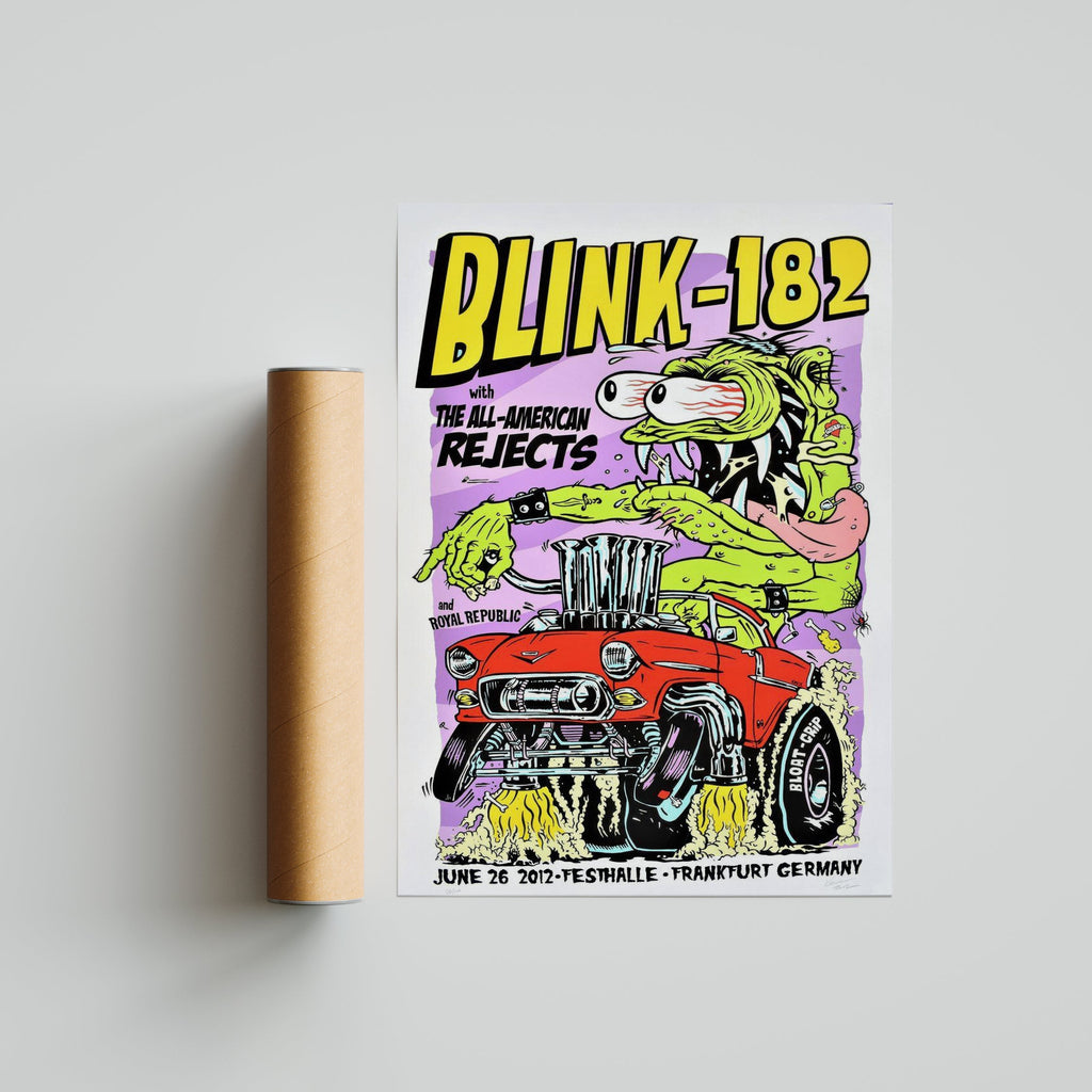 Blink-182 - Cartoon Hot Rod