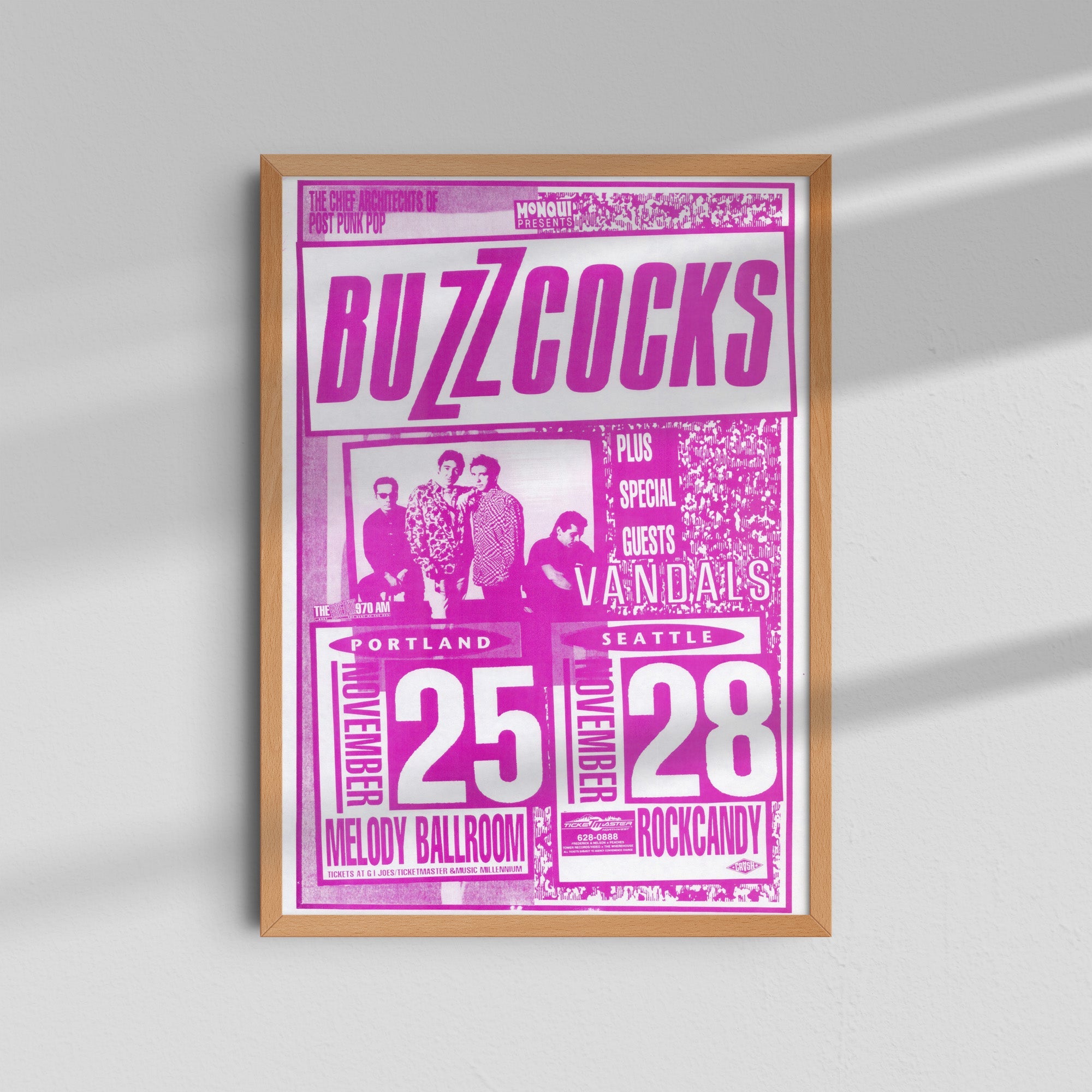 Buzzcocks - Pink Poster