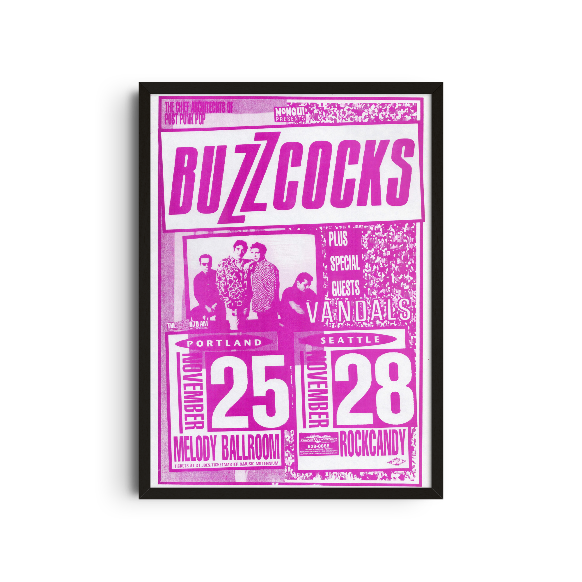 Buzzcocks - Pink Poster