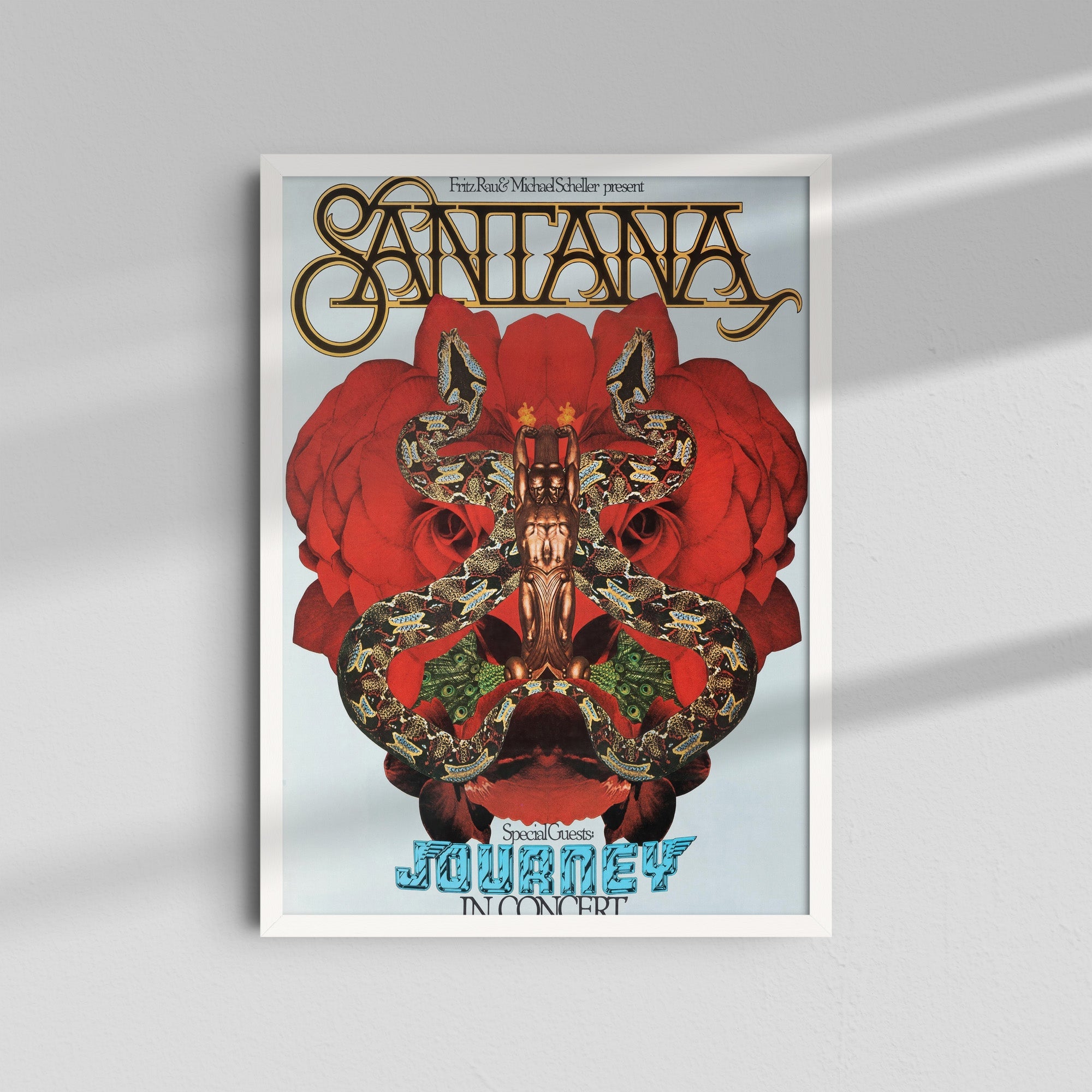 Santana & Journey - Red Mask Poster
