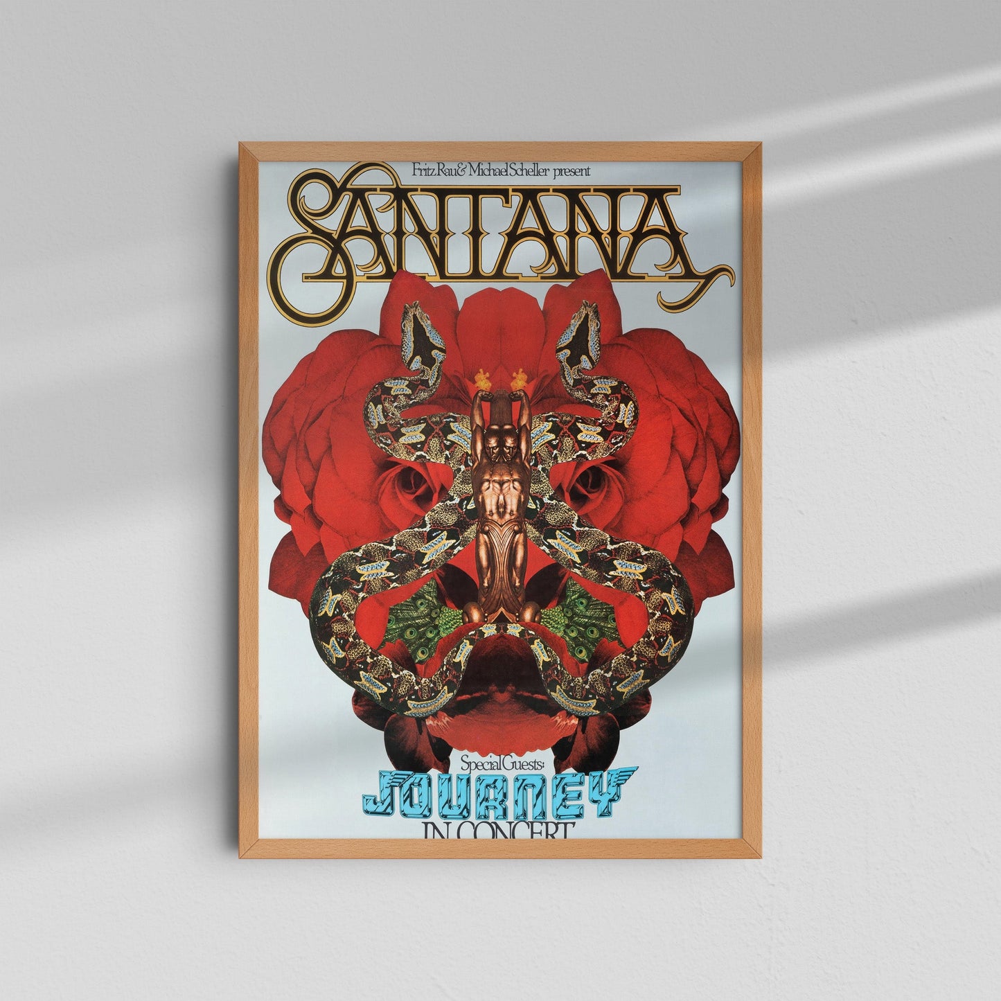 Santana & Journey - Red Mask Poster