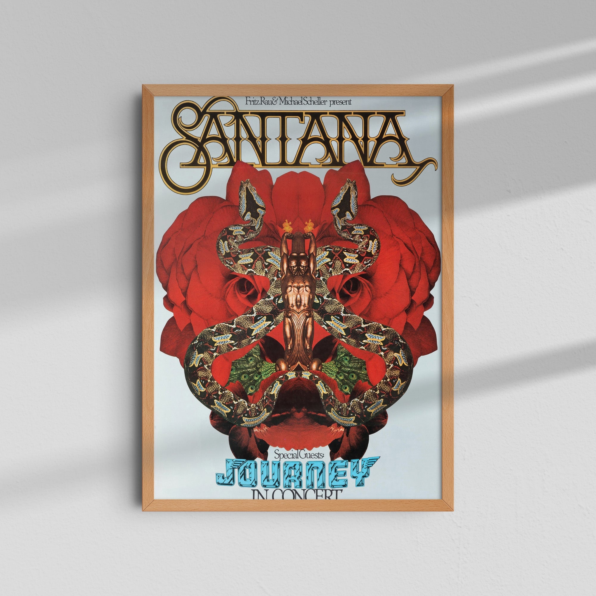 Santana & Journey - Red Mask Poster