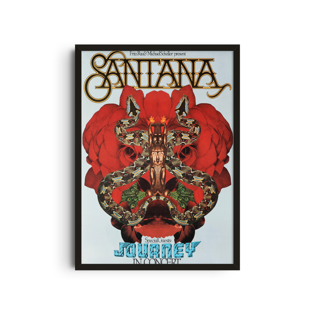 Santana & Journey - Red Mask Poster