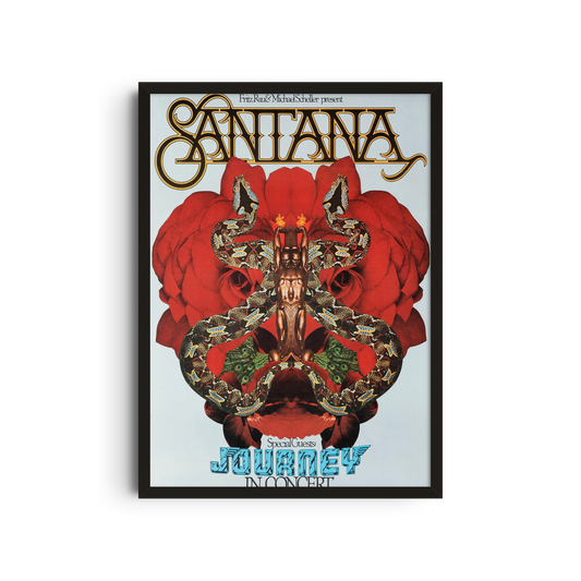 Santana & Journey - Red Mask Poster