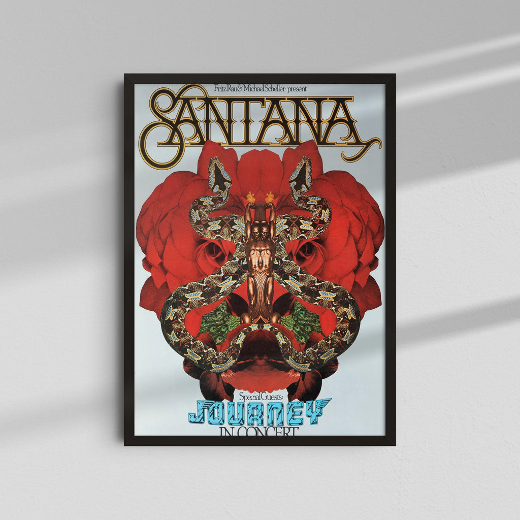 Santana & Journey - Red Mask Poster