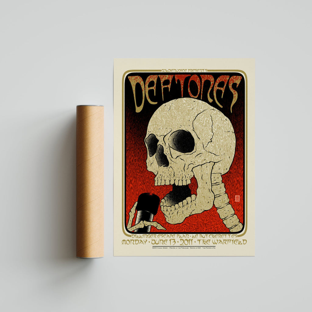 Deftones - Skull Poster
