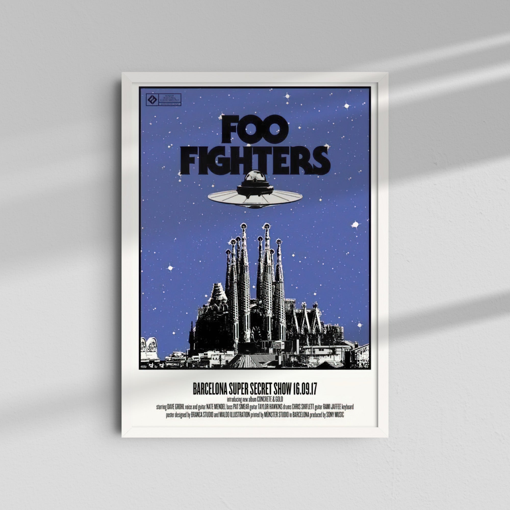 Foo Fighters - Spaceship Poster