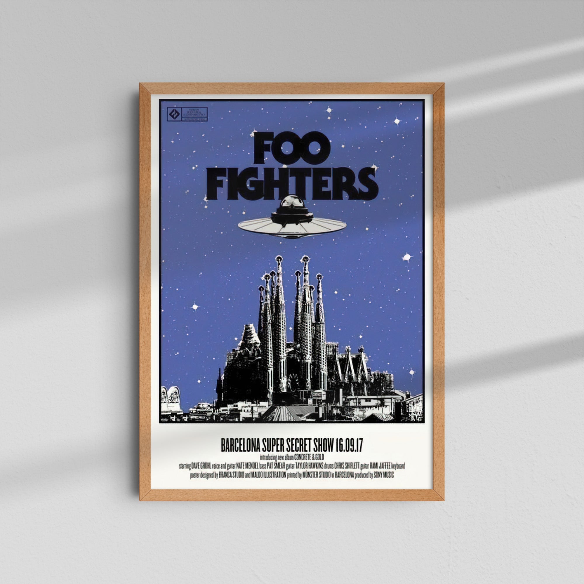Foo Fighters - Spaceship Poster