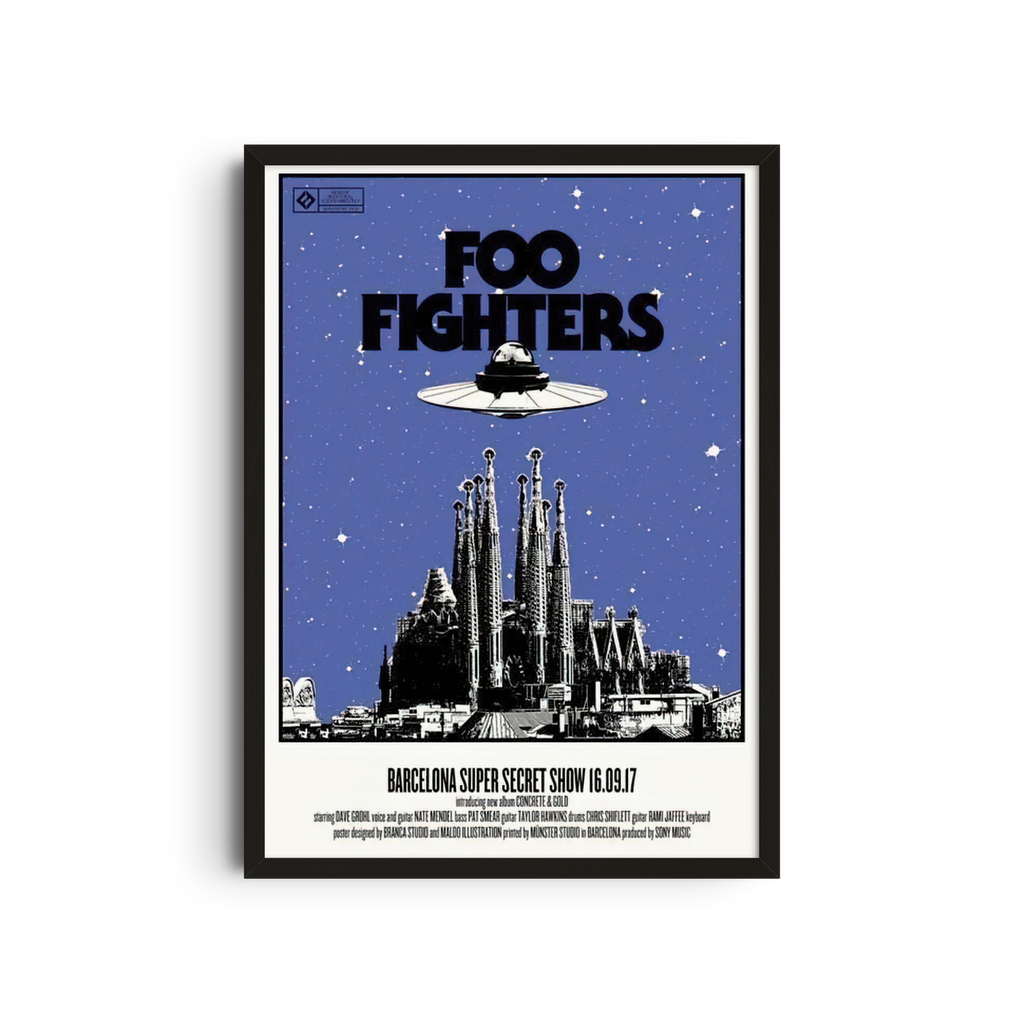 Foo Fighters - Spaceship Poster