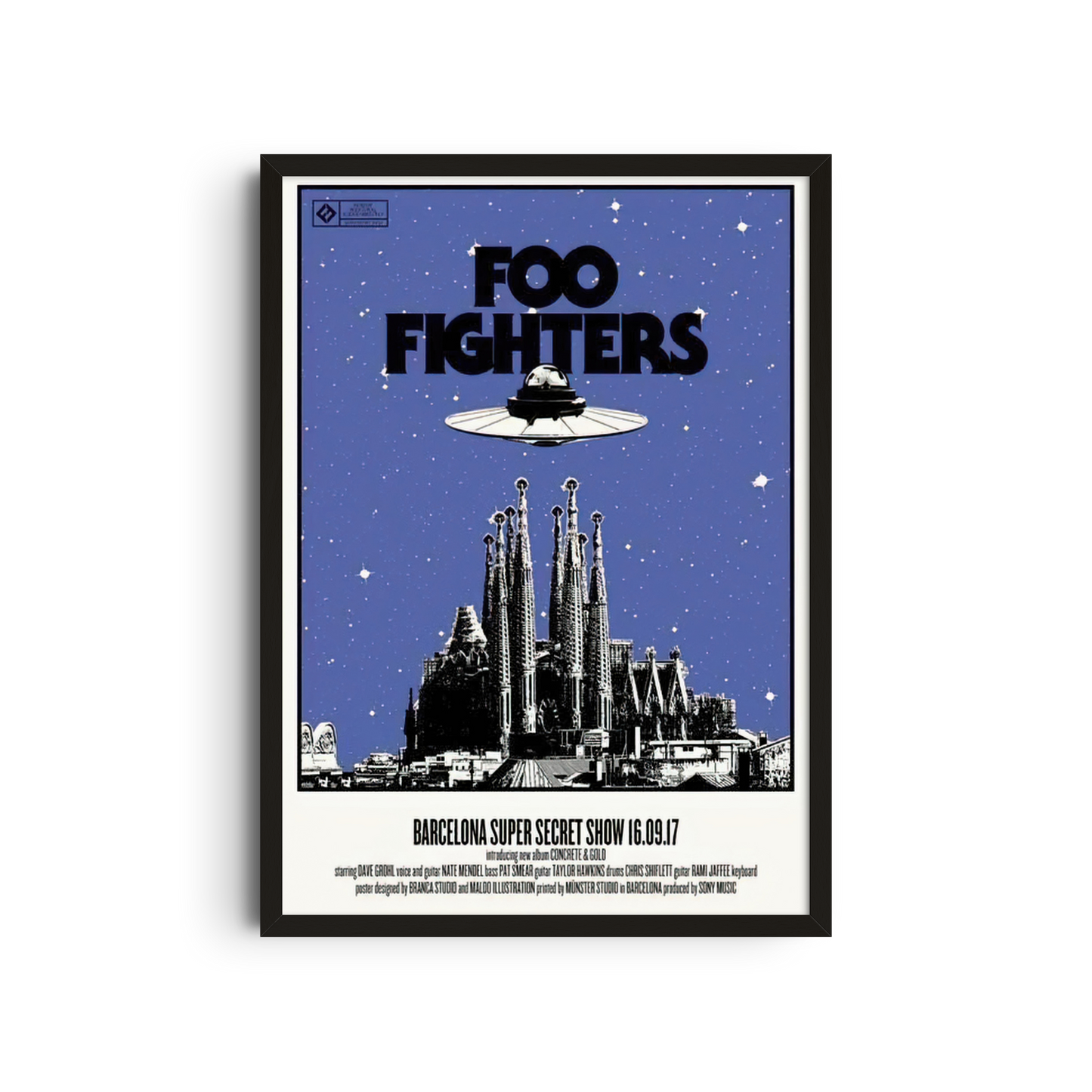 Foo Fighters - Spaceship Poster
