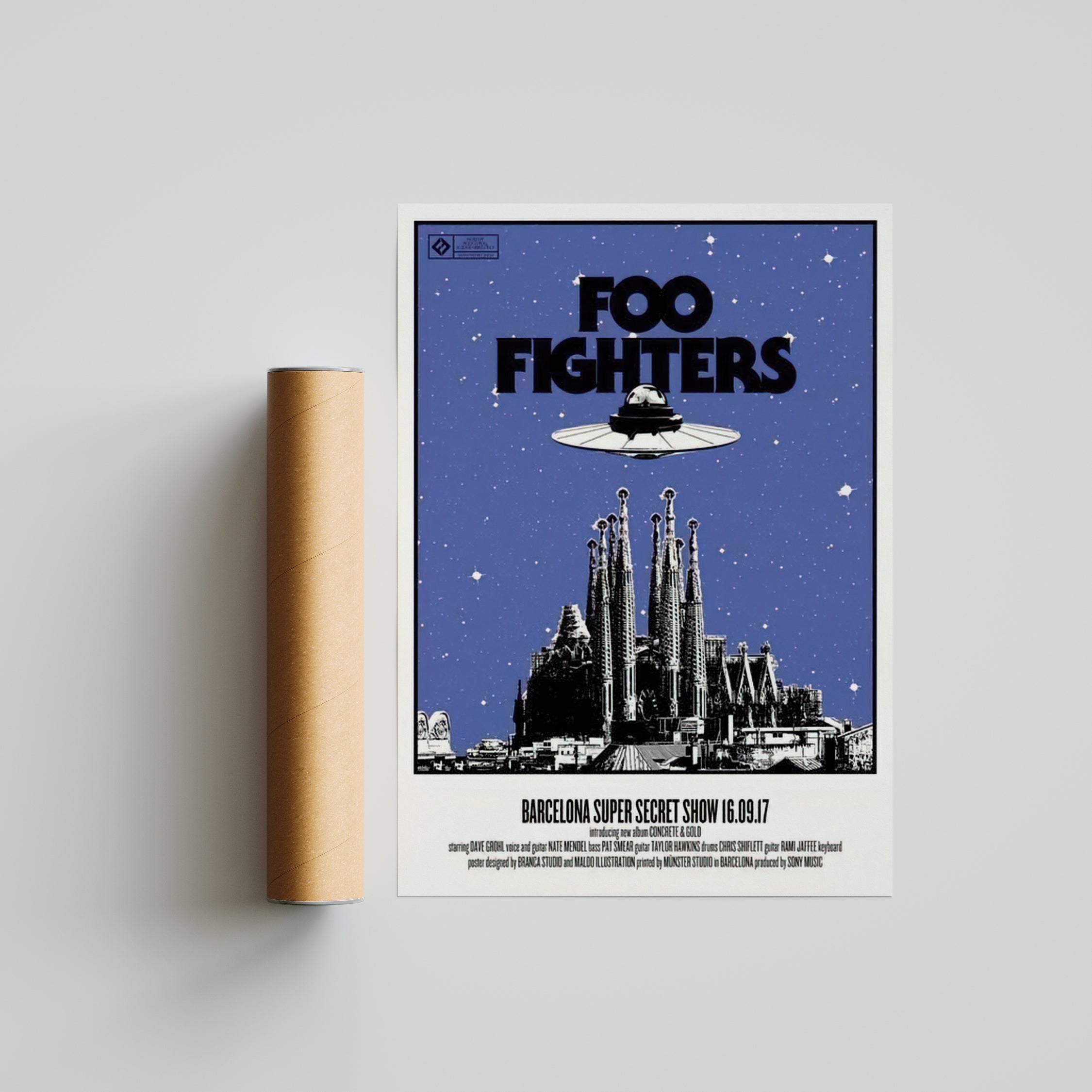 Foo Fighters - Spaceship Poster