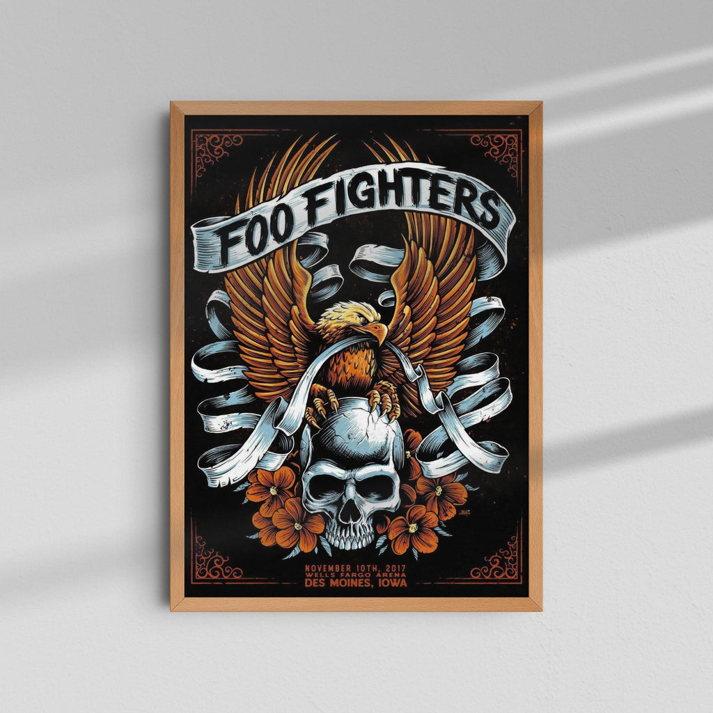 Foo Fighters - Eagle Skull Poster