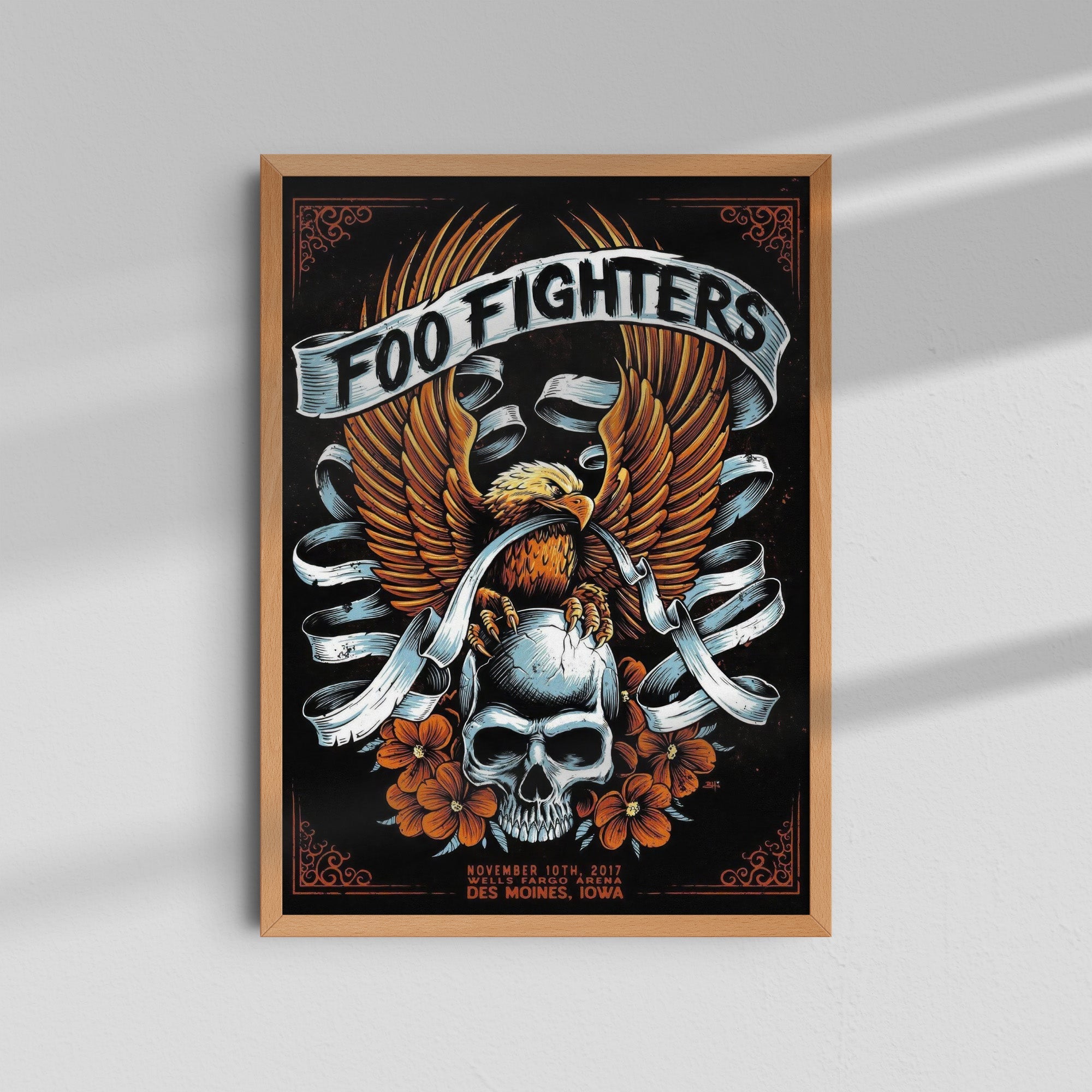 Foo Fighters - Eagle Skull Poster