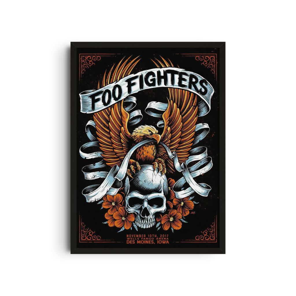 Foo Fighters - Eagle Skull Poster