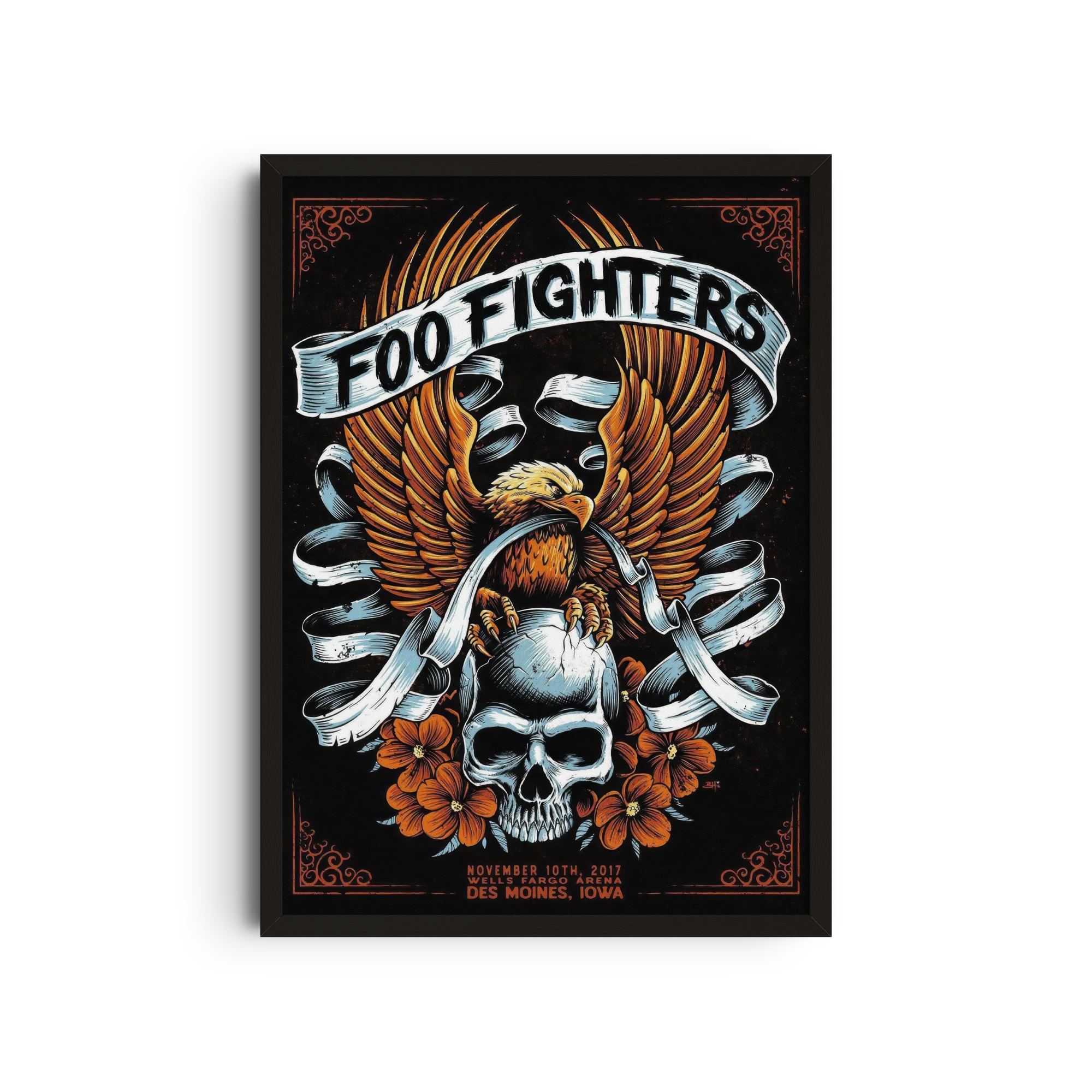 Foo Fighters - Eagle Skull Poster
