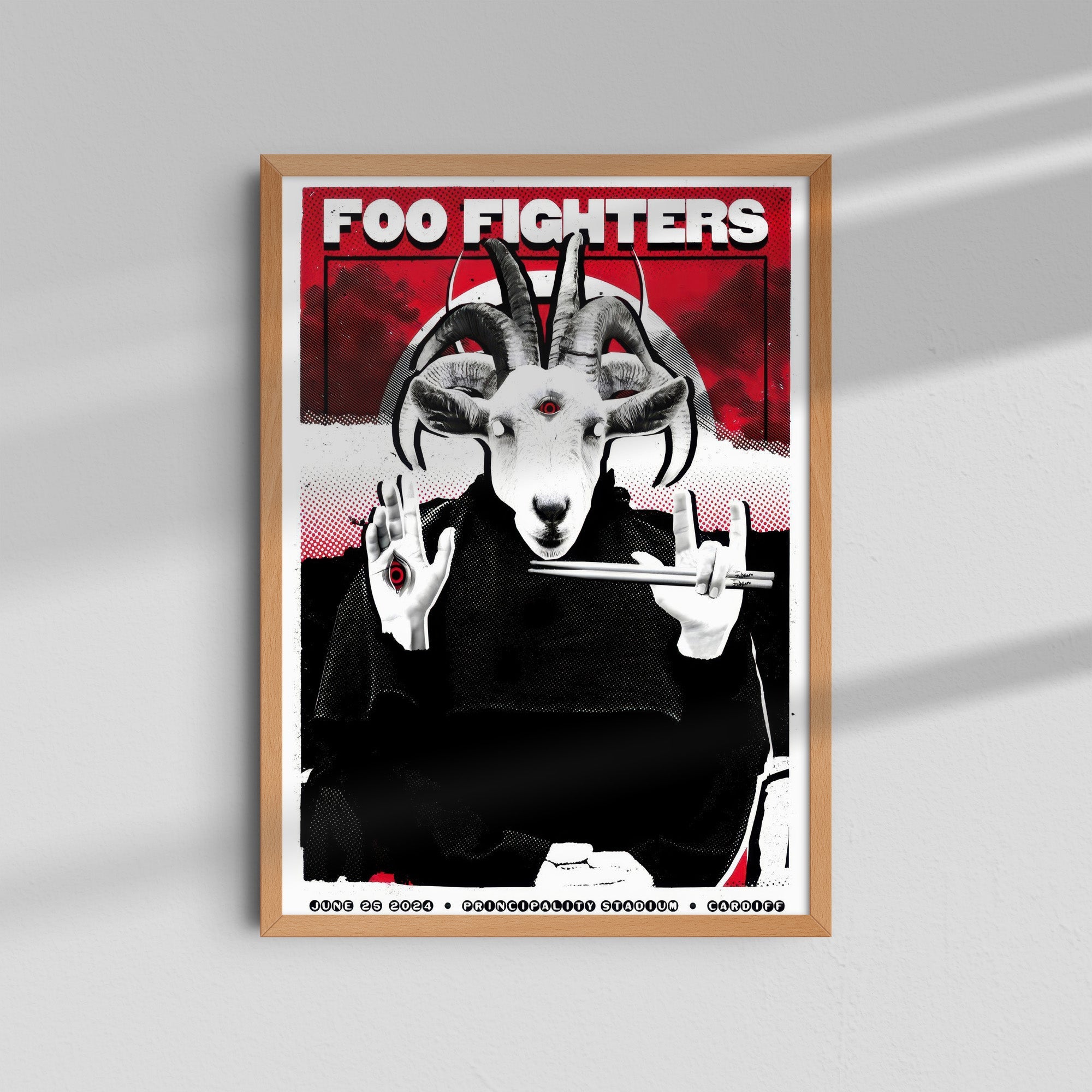 Foo Fighters - Goat Head Poster