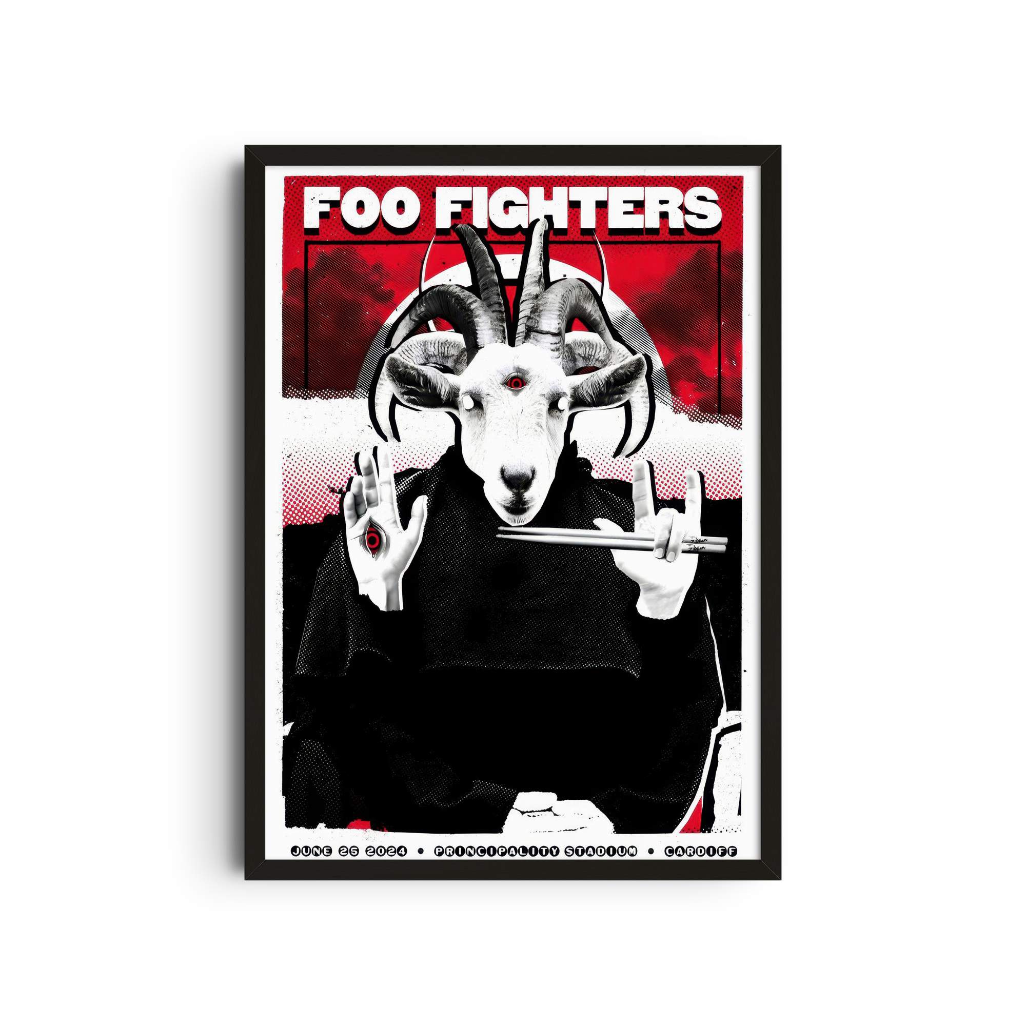 Foo Fighters - Goat Head Poster