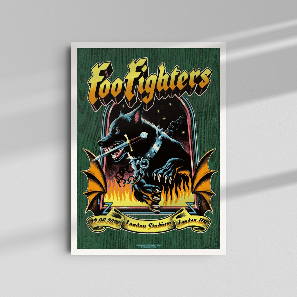 Foo Fighters - Dragon Poster