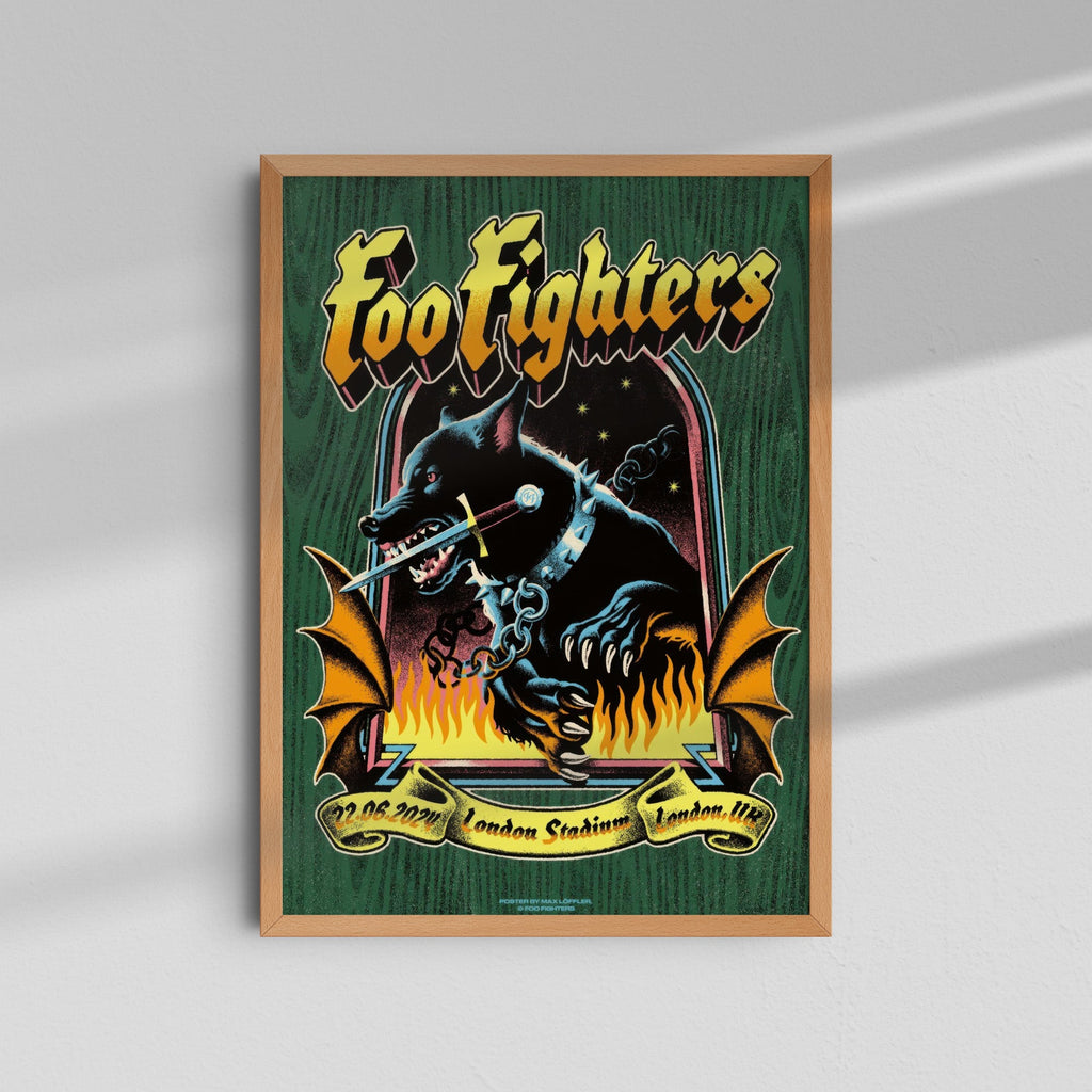Foo Fighters - Dragon Poster
