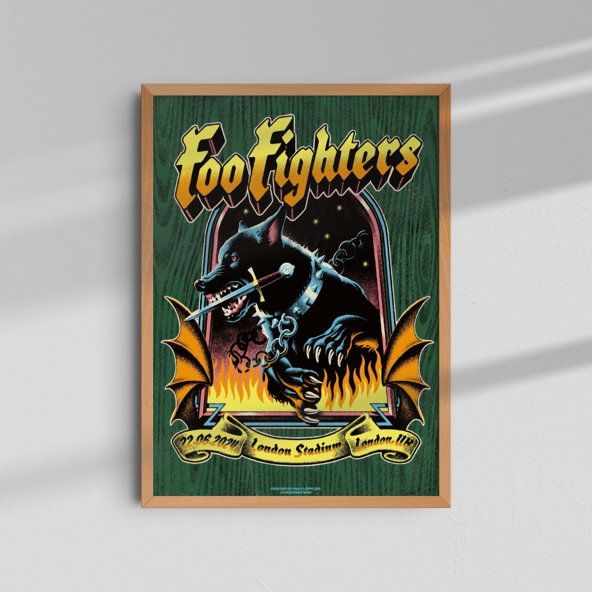 Foo Fighters - Dragon Poster