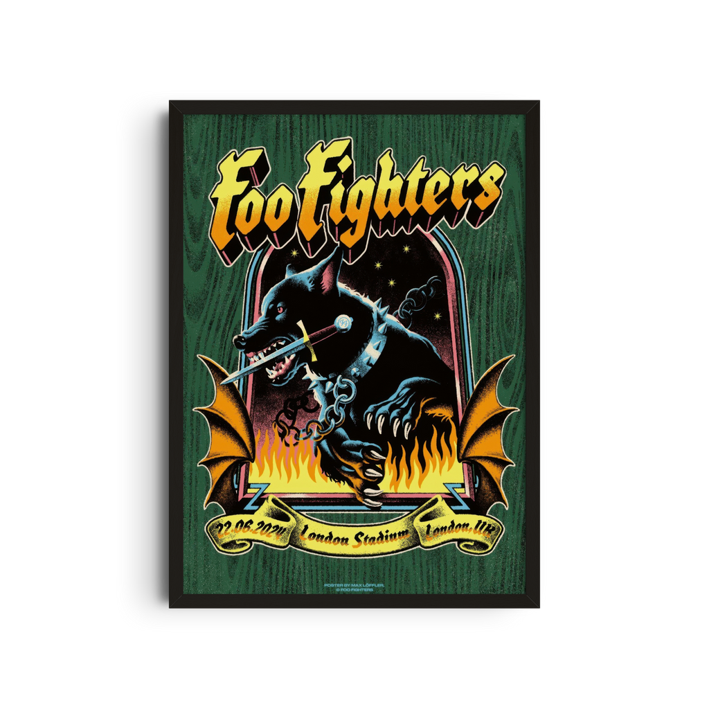 Foo Fighters - Dragon Poster