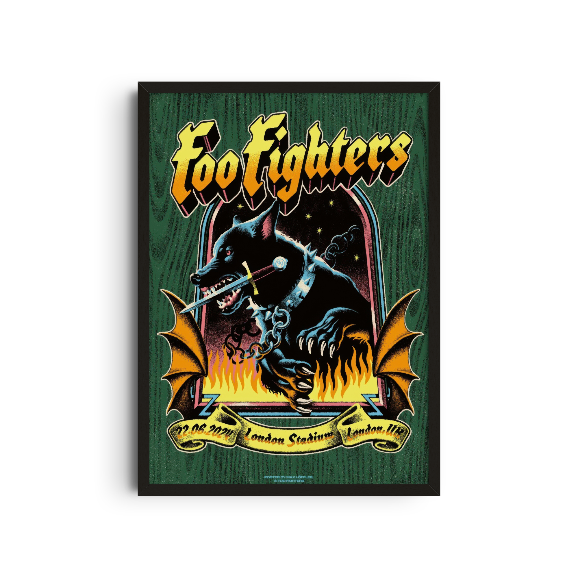Foo Fighters - Dragon Poster