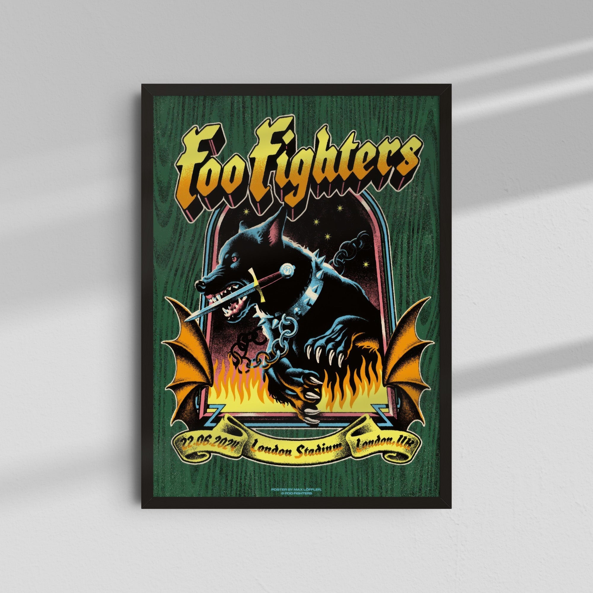 Foo Fighters - Dragon Poster