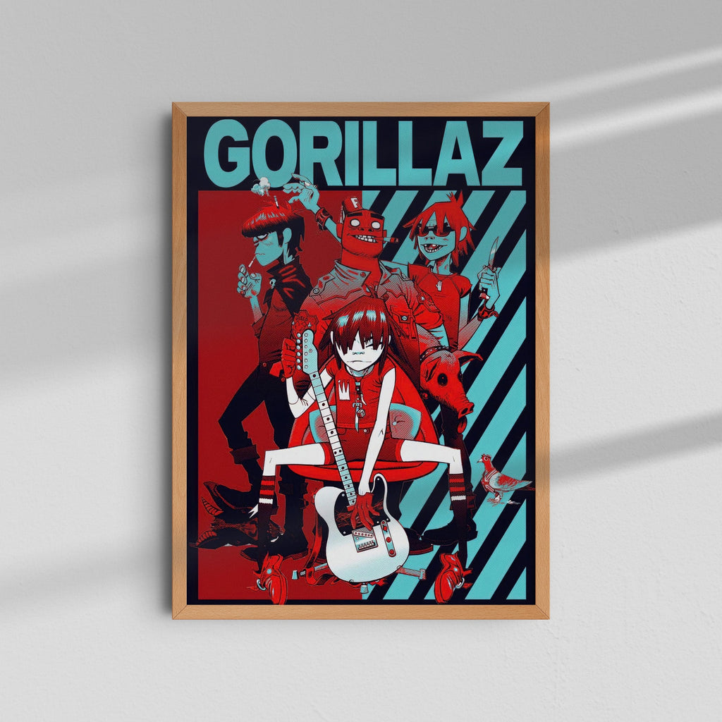 Gorillaz - Band Cartoon