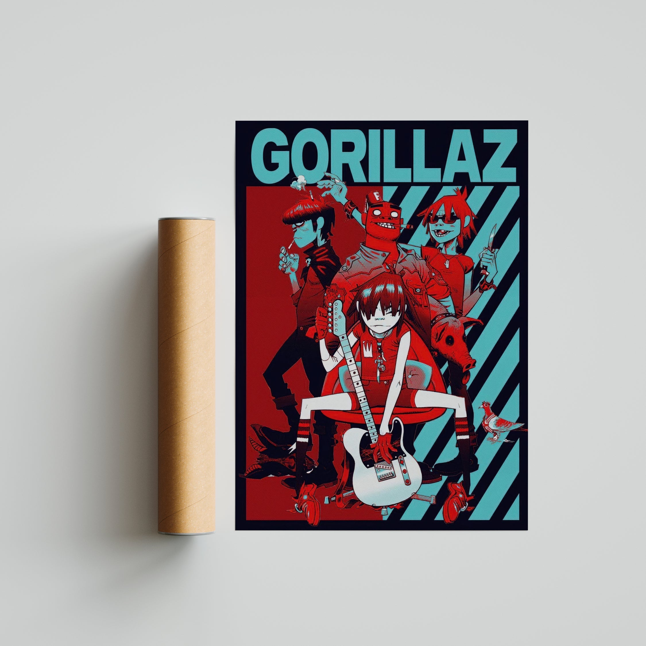 Gorillaz - Band Cartoon