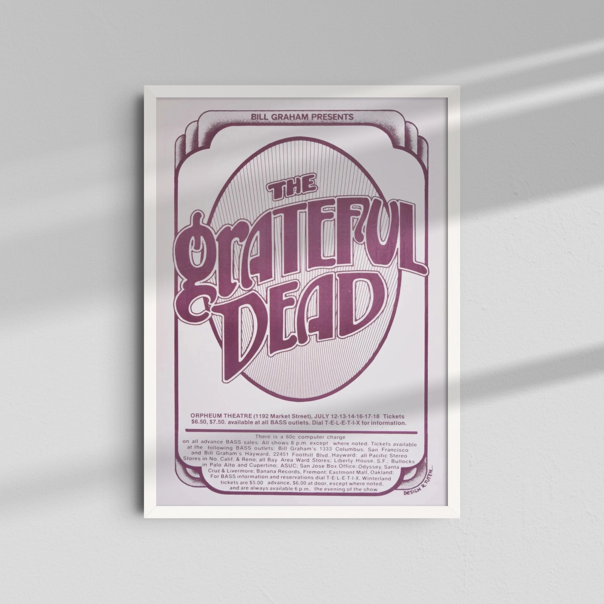 Grateful Dead - Pink Classic Logo