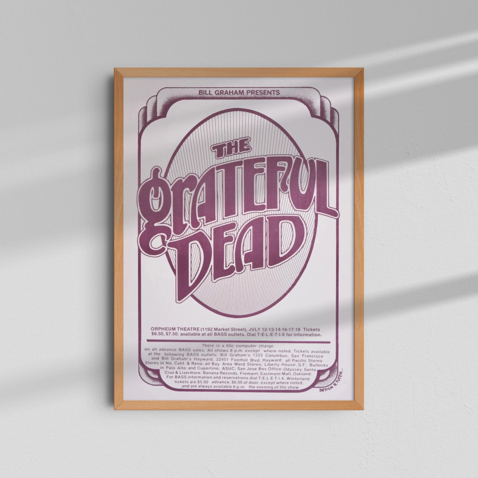 Grateful Dead - Pink Classic Logo