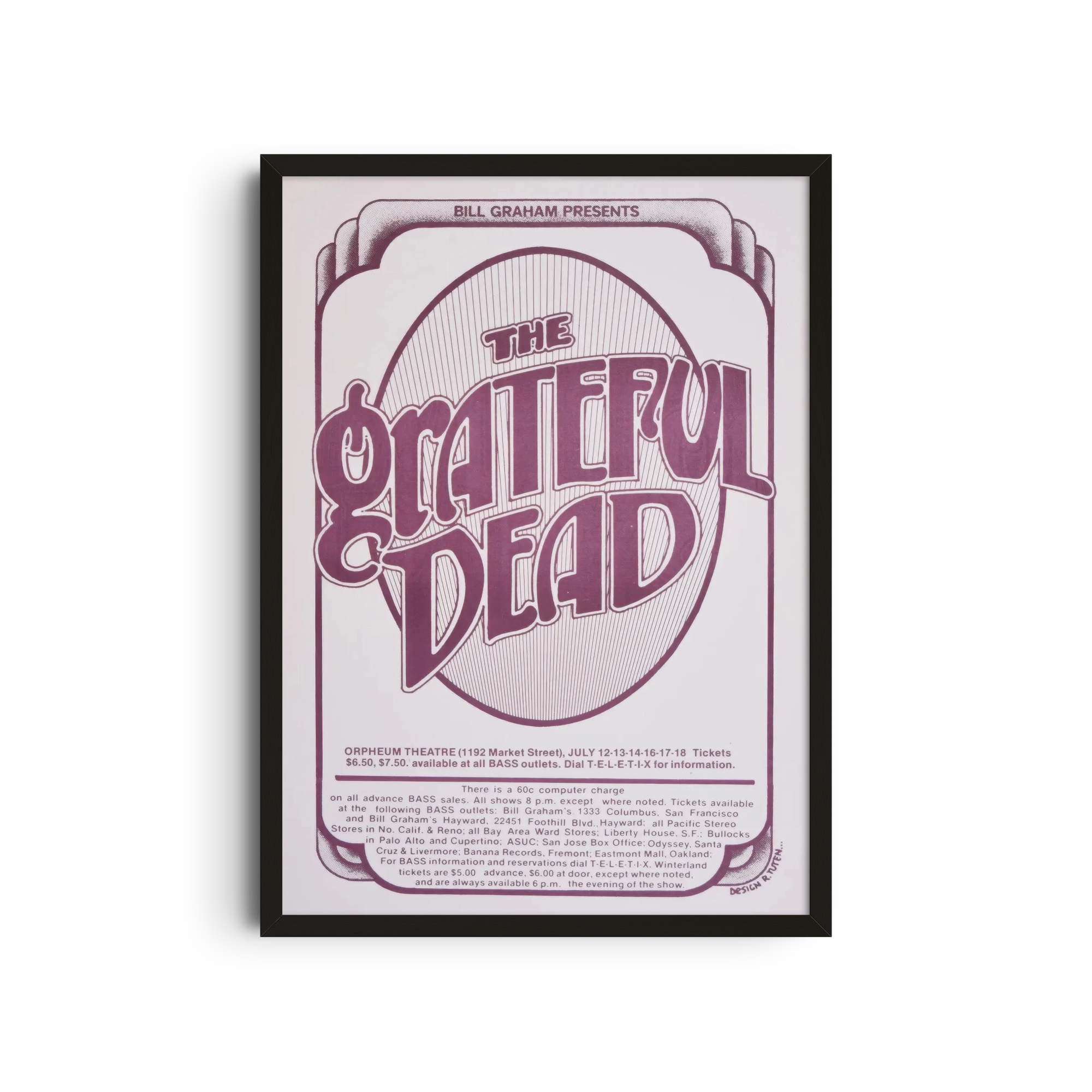 Grateful Dead - Pink Classic Logo
