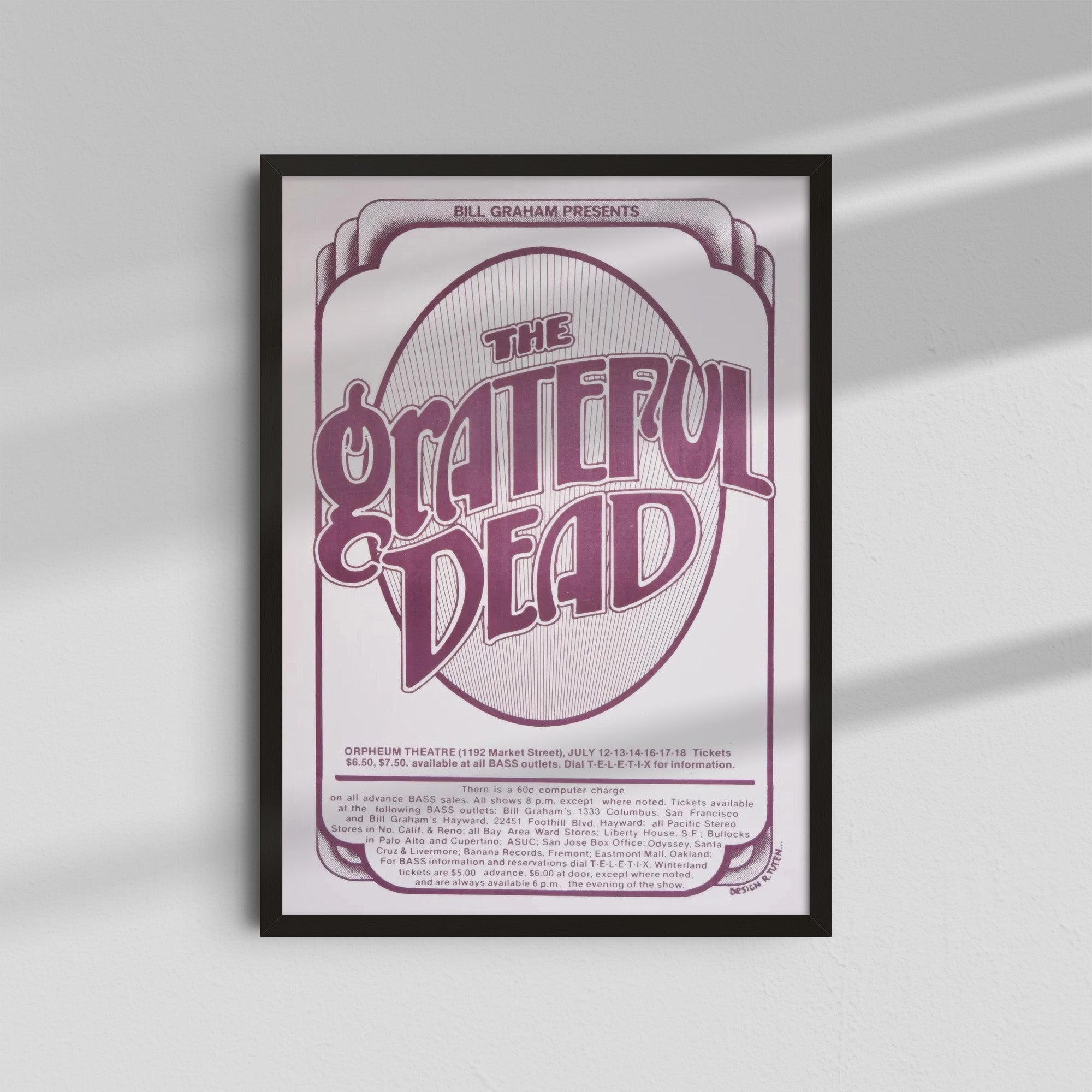 Grateful Dead - Pink Classic Logo