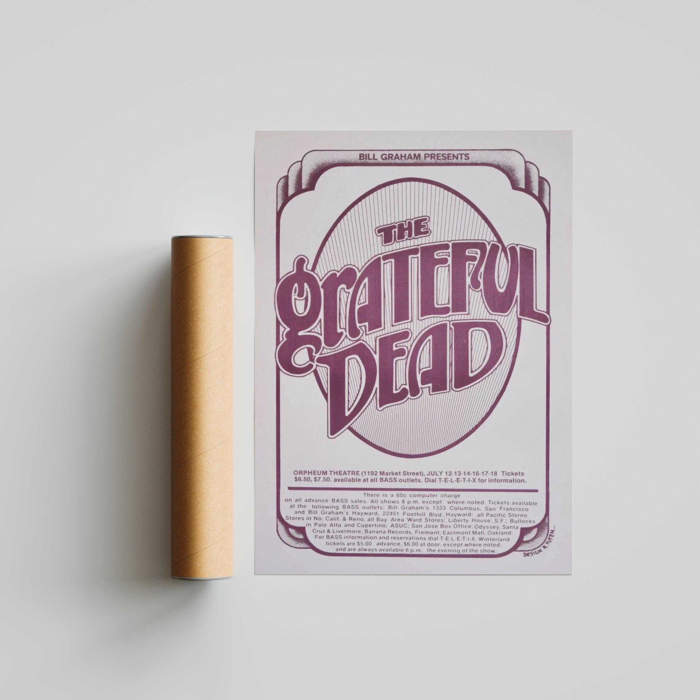 Grateful Dead - Pink Classic Logo