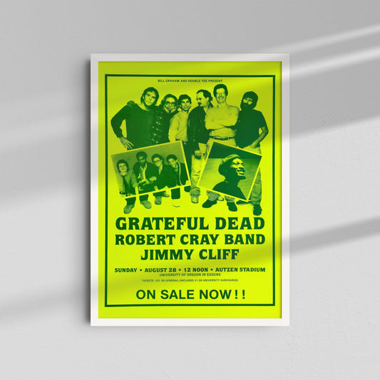 Grateful Dead & Robert Cray Band - Yellow Poster