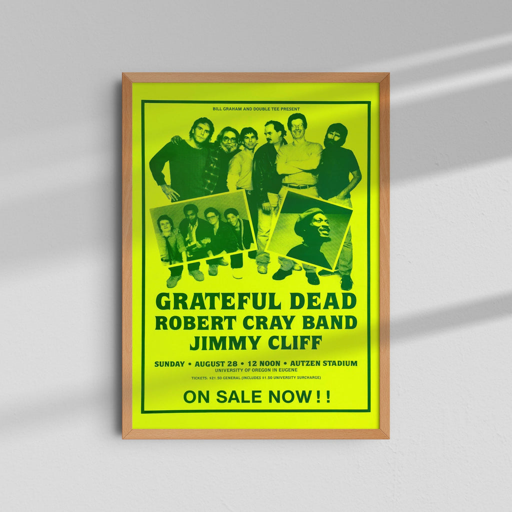 Grateful Dead & Robert Cray Band - Yellow Poster