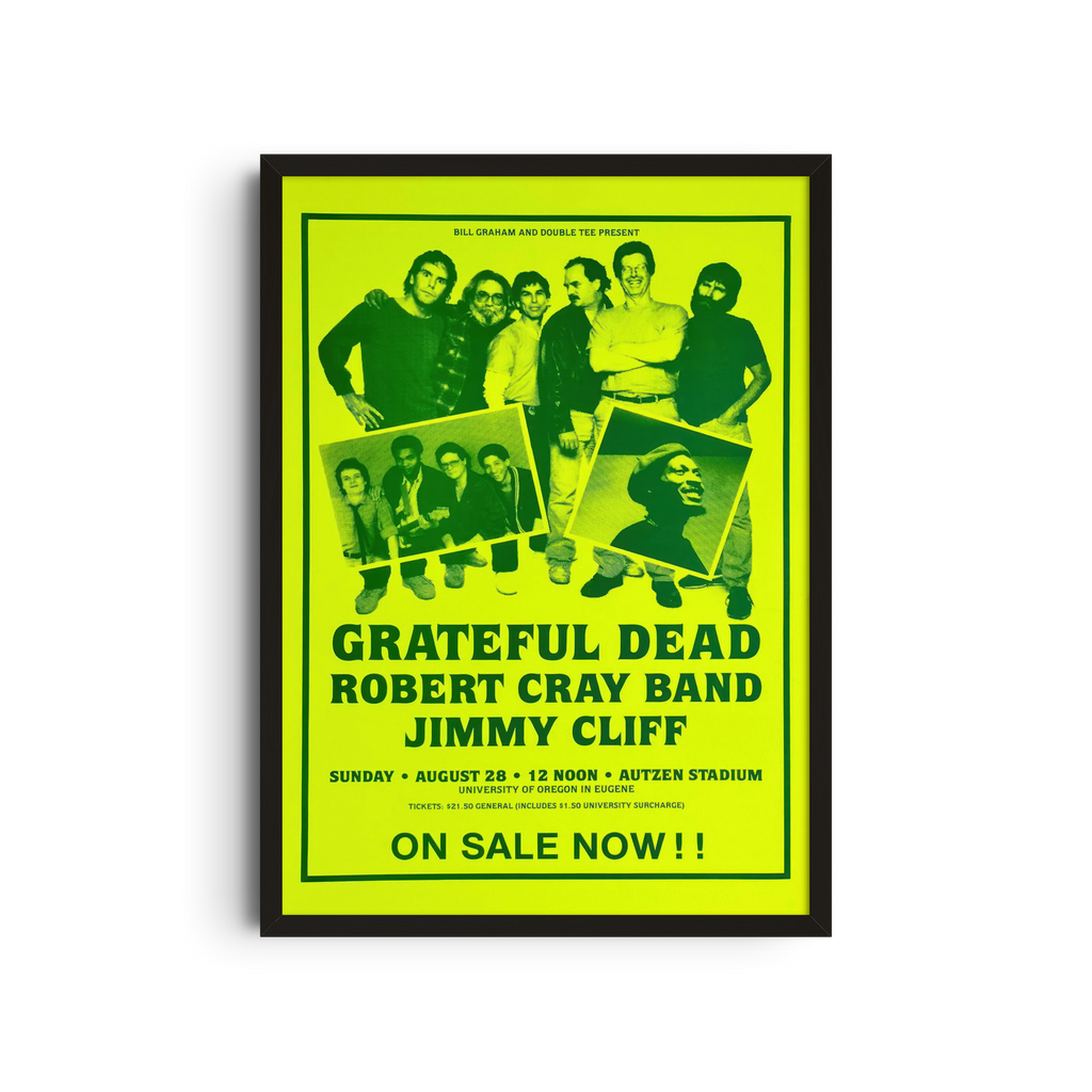 Grateful Dead & Robert Cray Band - Yellow Poster