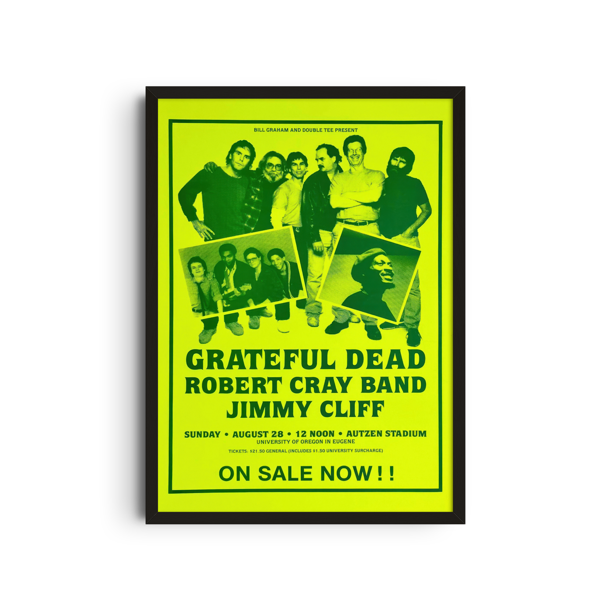 Grateful Dead & Robert Cray Band - Yellow Poster